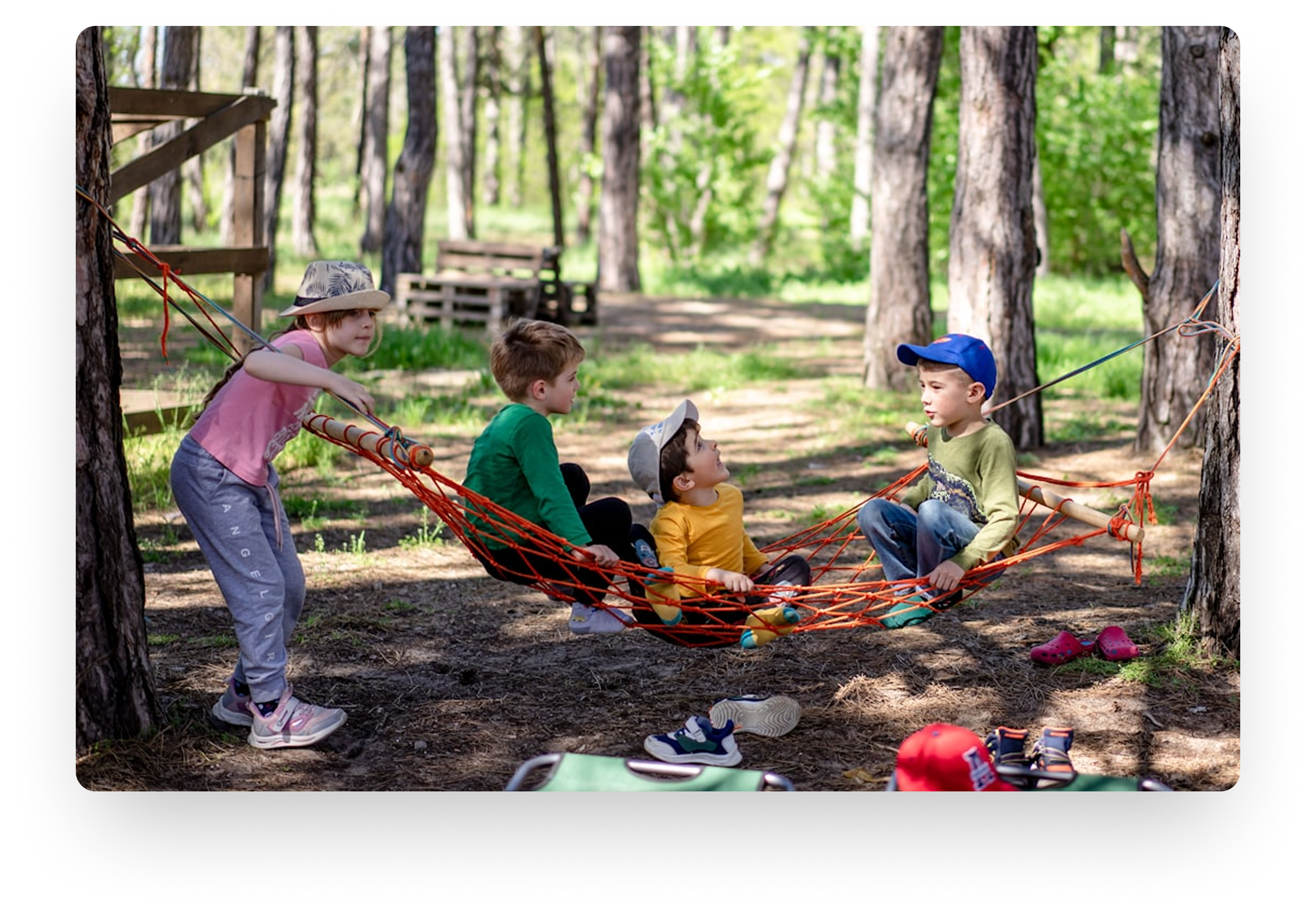 Children playing outdoors